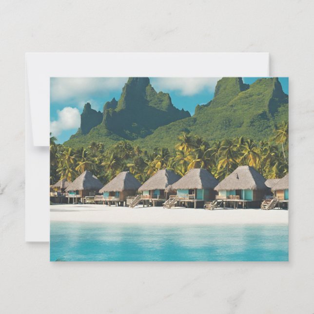 Carte postale de Bora Bora (Bora Bora e) (Devant)