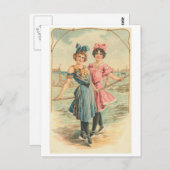 Carte postale de bord de mer (Devant / Derrière)