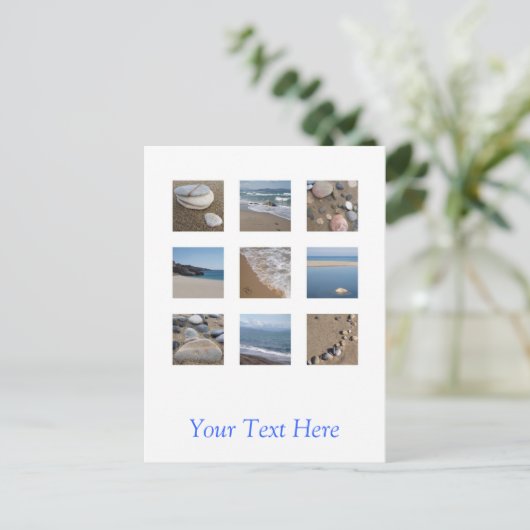 Carte postale de bord de mer (Debout devant)