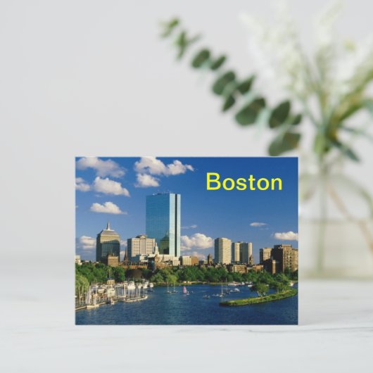 Carte postale de Boston (Debout devant)