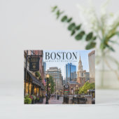 Carte postale de Boston, Massachusetts (Debout devant)