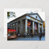 Carte postale de Boston Quincy Market (Devant / Derrière)