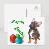 Carte postale de bouledogue français (Devant / Derrière)