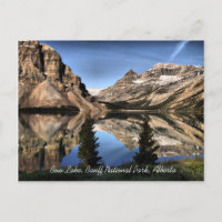 Carte postale de Bow Lake Banff Parc national de l