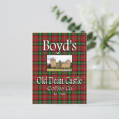 Carte postale de Boyd's Old Dean Castle Coffee Co. (Debout devant)