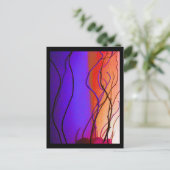 Carte postale de branches de lumière (Debout devant)