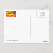 Carte postale de branches de lumière (Dos)