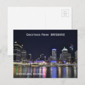 Carte postale de Brisbane Australie (Devant / Derrière)