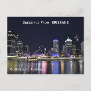 Carte postale de Brisbane Australie