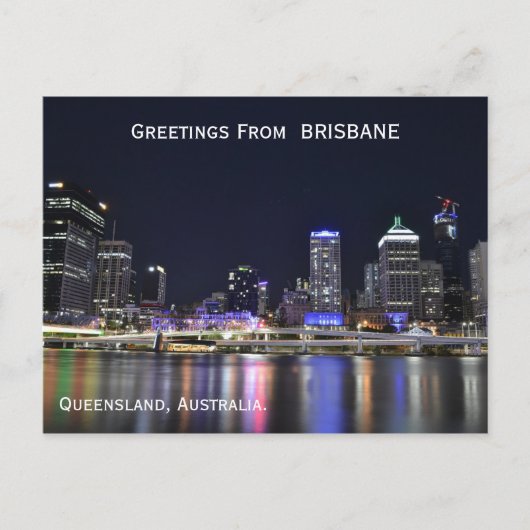 Carte postale de Brisbane Australie (Devant)