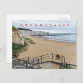 Carte postale de Broadstairs Kingsgate Bay (Devant / Derrière)