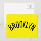 Carte postale de Brooklyn New York (Devant / Derrière)