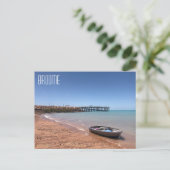 carte postale de broome town jetty (Debout devant)