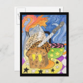 Carte postale de Brunch Psychédélique (Devant / Derrière)