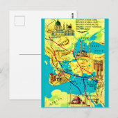 Carte postale de Budapest Athènes Le Caire carte v (Devant / Derrière)