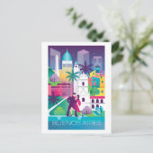 Carte postale de Buenos Aires (Debout devant)