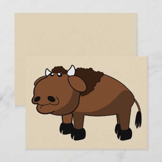 carte postale de buffalo (Devant / Derrière)