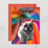 Carte postale de Bulldoge (Devant / Derrière)