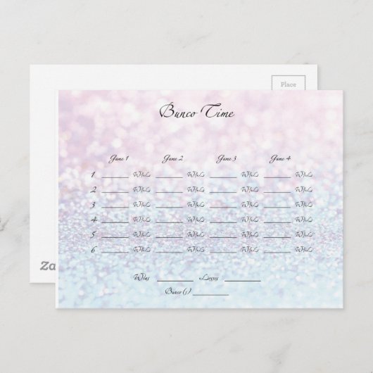 Carte postale de Bunco (Devant / Derrière)