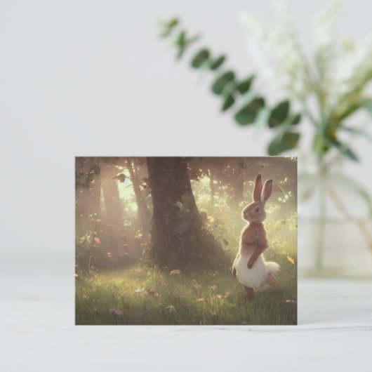 Carte postale de Bunny mignon (Debout devant)