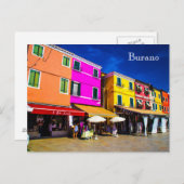 Carte postale de Burano (Devant / Derrière)