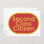 Carte postale de bureau de poste citoyen de deuxiè (Devant / Derrière)