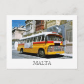 Carte postale de bus maltais (Devant)