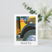 Carte postale de bus maltais (Debout devant)