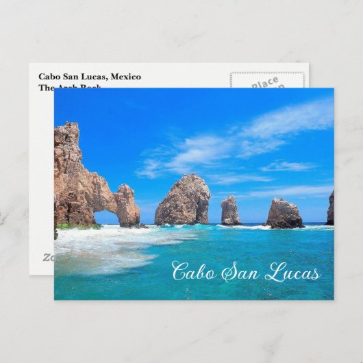 Carte postale de Cabo San Lucas (Devant / Derrière)