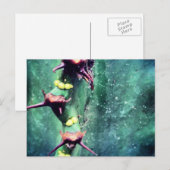 Carte postale de cactus extraterrestre (Devant / Derrière)