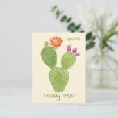 Carte postale de cactus Figuier de Barbarie (Debout devant)