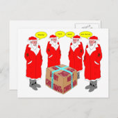 Carte postale de cadeau de Noël de Dostoevsky (Devant / Derrière)