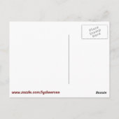 Carte postale de café (Dos)