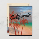 Carte postale de Californie (Devant / Derrière)