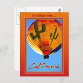 Carte postale de Californie (Devant / Derrière)