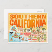 Carte postale de Californie du Sud (Devant / Derrière)