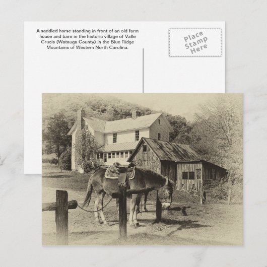 Carte postale de campagne (Devant / Derrière)