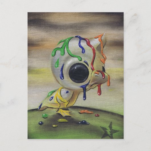 carte postale de canard moche (Devant)