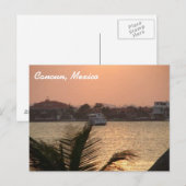 Carte postale de Cancun, Mexique (Devant / Derrière)