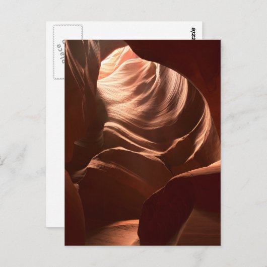 Carte postale de canyon d'antilope (Devant / Derrière)