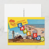 Carte postale de Cape Cod années 50 (Devant / Derrière)