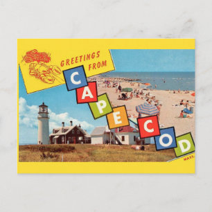 Carte postale de Cape Cod années 50