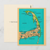 Carte postale de Cape Cod MA (Devant / Derrière)