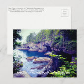 Carte postale de Cape Flattery (Devant / Derrière)