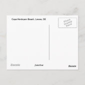 Carte postale de Cape Henlopen Beach (Dos)