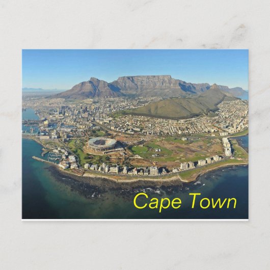 Carte postale de Cape Town (Devant)