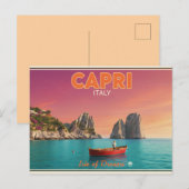 Carte postale de Capri, Italie (Devant / Derrière)