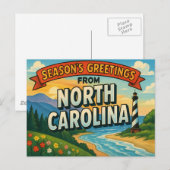 Carte postale de CAROLINE DU NORD (Devant / Derrière)