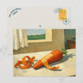 Carte postale de carotte la plus A-ppelante (Devant / Derrière)