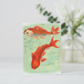 Carte postale de carpe koï (Debout devant)